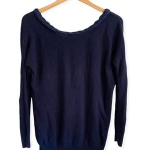 Sezane braided neckline sweater